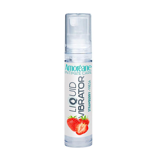Vibrador Liquido Base Agua Fresa 10 ml