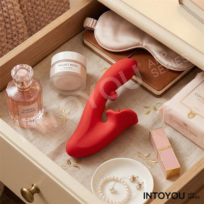 Franky Vibrador con Biting y Bola Rotativa con APP