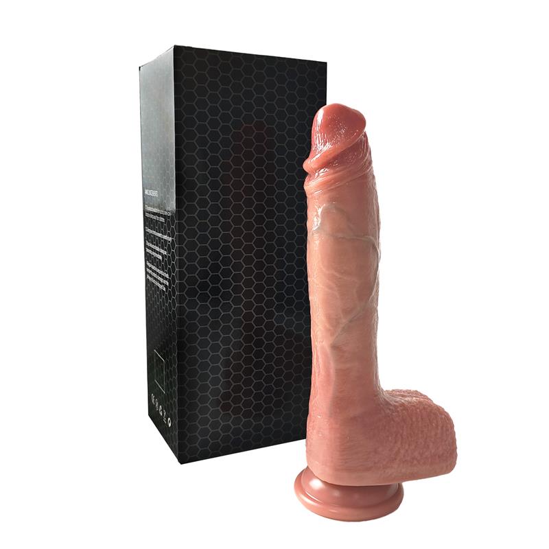 Dildo con Vibracion Thrusting y Calor