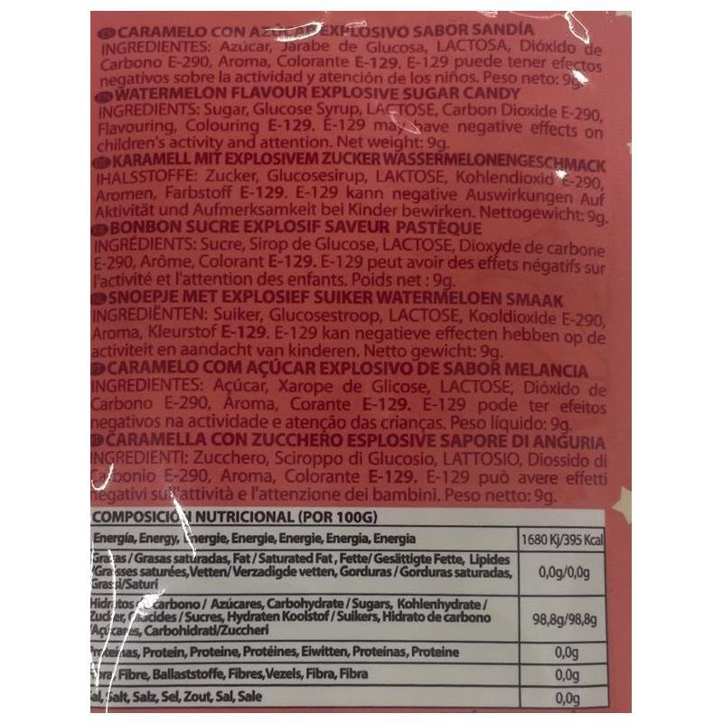 Caramelos Explosivos Sexo Oral Popping Candies Display 48 Unidades