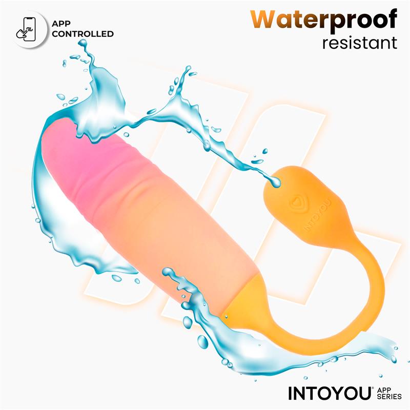 NexEgg Motion Huevo Vibrador con Thrusting App Naranja Rosa