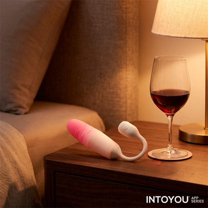 NexEgg Motion Huevo Vibrador con Thrusting App Beige Rosa